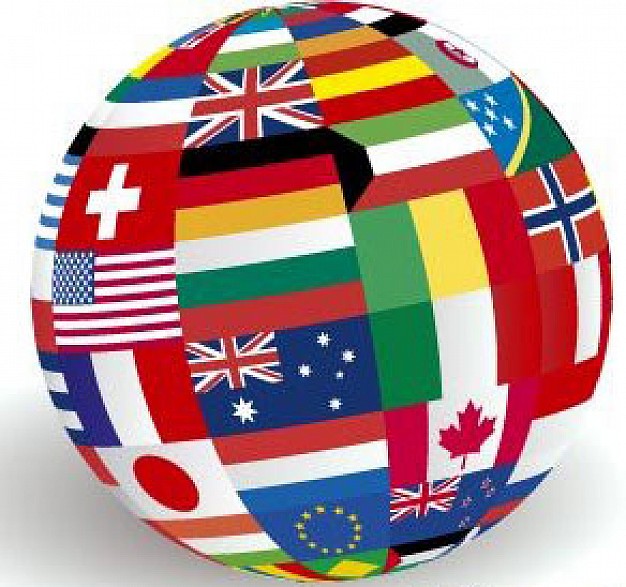 free clipart globe flags - photo #35